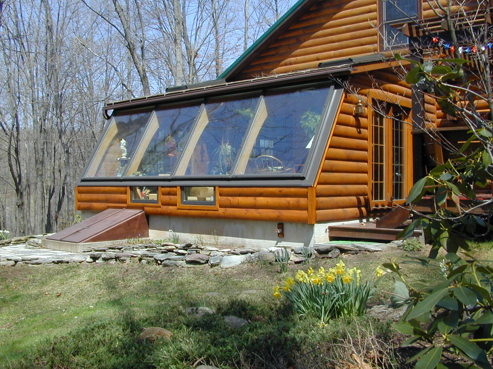 Log Cabin Sunroom Additions Decoration Examples